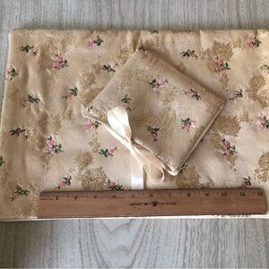 Vintage satin lingerie bag and nylon bag set